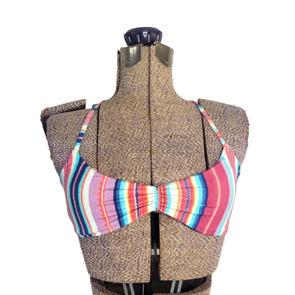 Other - Colourful striped bikini top